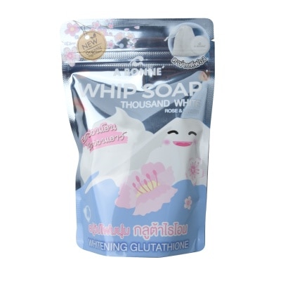 A BONNE Whip Soap Thousand White Rose and Sakura 100g