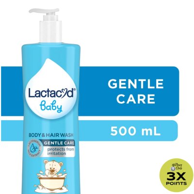 LACTACYD Lactacyd Baby Body And Hair Wash Gentle Care 500ml