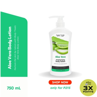 BODY TREATS ALOE VERA MOISTURIZING BODY LOTION
