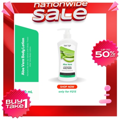 BODY TREATS ALOE VERA MOISTURIZING BODY LOTION