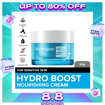 NEUTROGENA Neutrogena Hydro Boost Nourishing Cream 50g- Face Moisturizer w Hyaluronic Acid for Sensitive Skin