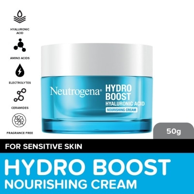 NEUTROGENA Neutrogena Hydro Boost Nourishing Cream 50g- Face Moisturizer w Hyaluronic Acid for Sensitive Skin