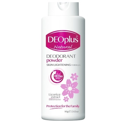 DEOPLUS Deodorant Powder w/ Licorice Extract 80G