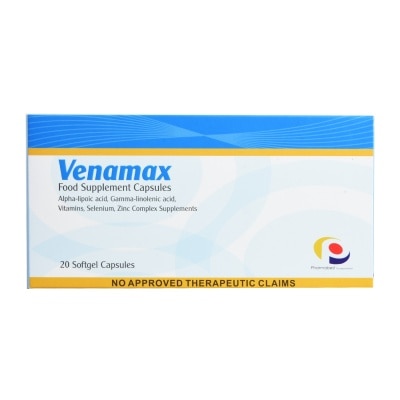 VENAMAX Food Supplement Capsules 20 Softgel Capsules