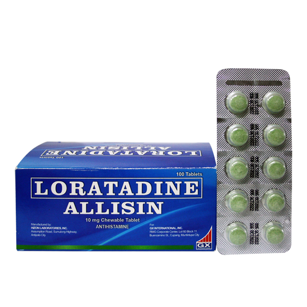 Loratadin 10mg Chewable Tablet 1s (sold per piece)