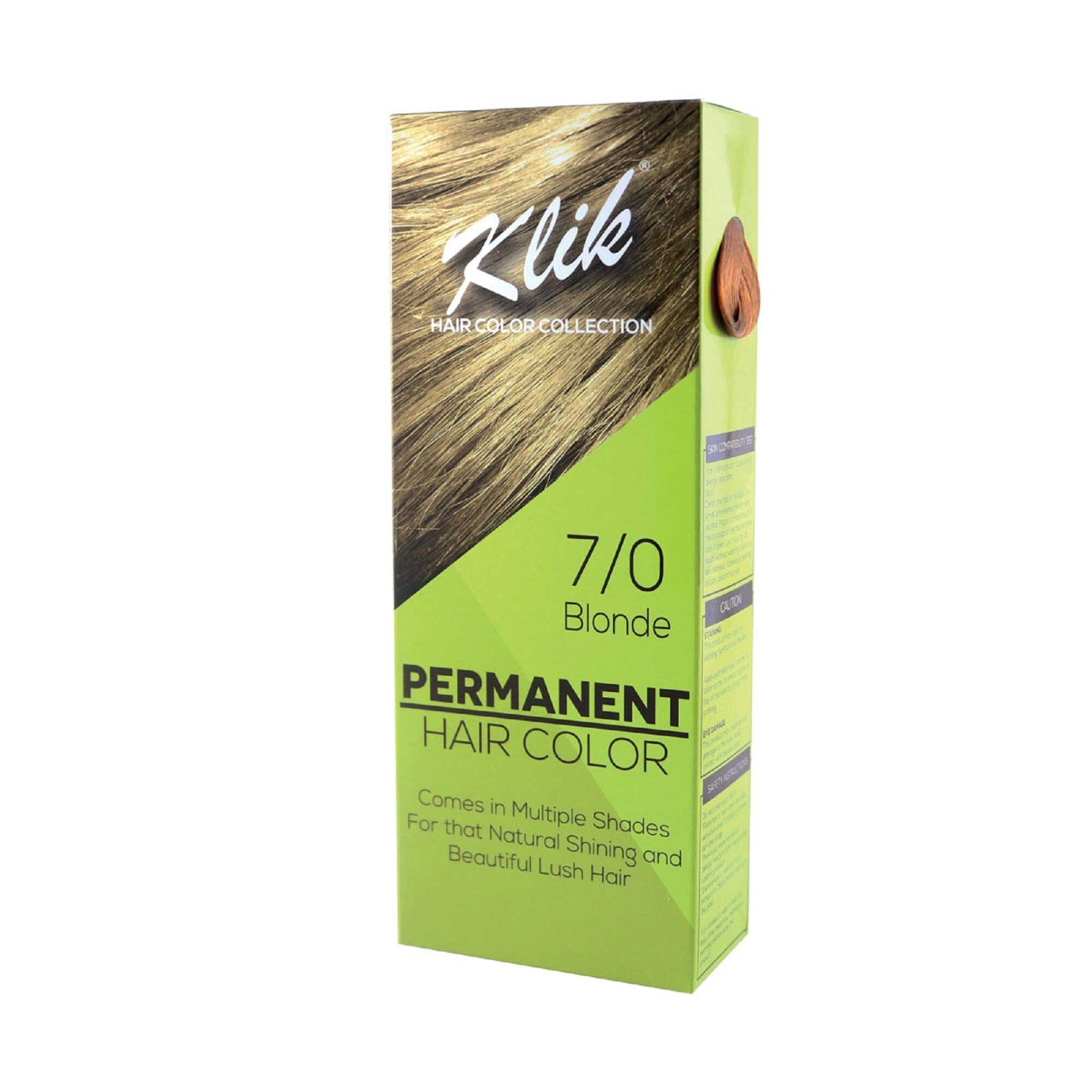 Permanent Hair Color Cream 60ml - 7.00 Blonde