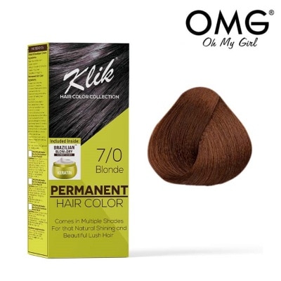 KLIK Permanent Hair Color Cream 60ml - 7.00 Blonde