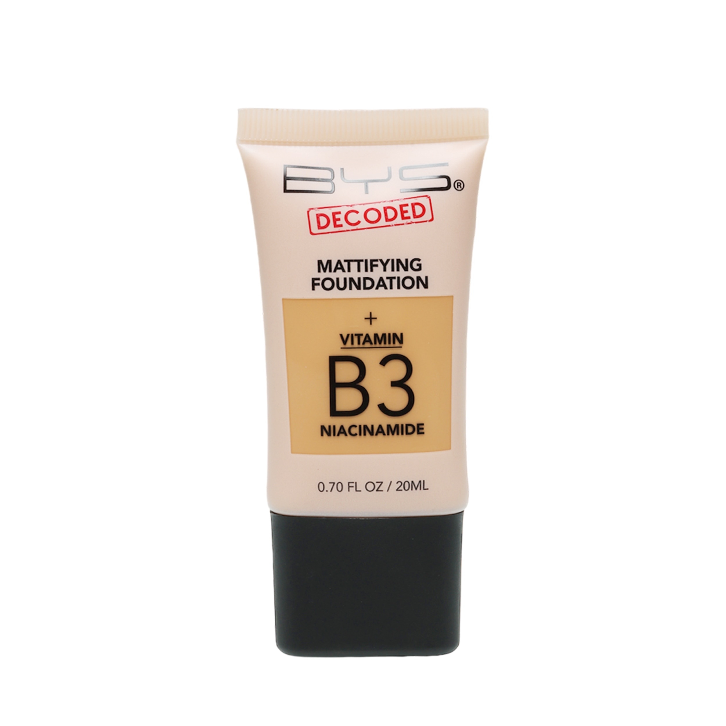 BYS Decoded Mattifying Foundation Dark 20ml