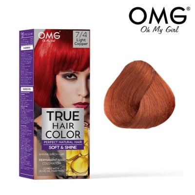 OMG True Hair Color 60ml - 7.40 Light Copper