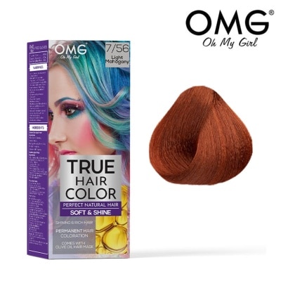 OMG True Hair Color 60ml - 7.56 Light Mahogany