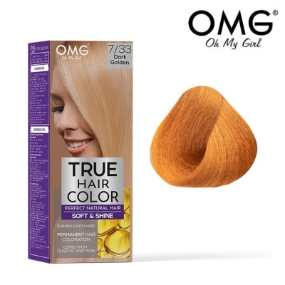 OMG True Hair Color 60ml - 7.33 Dark Golden