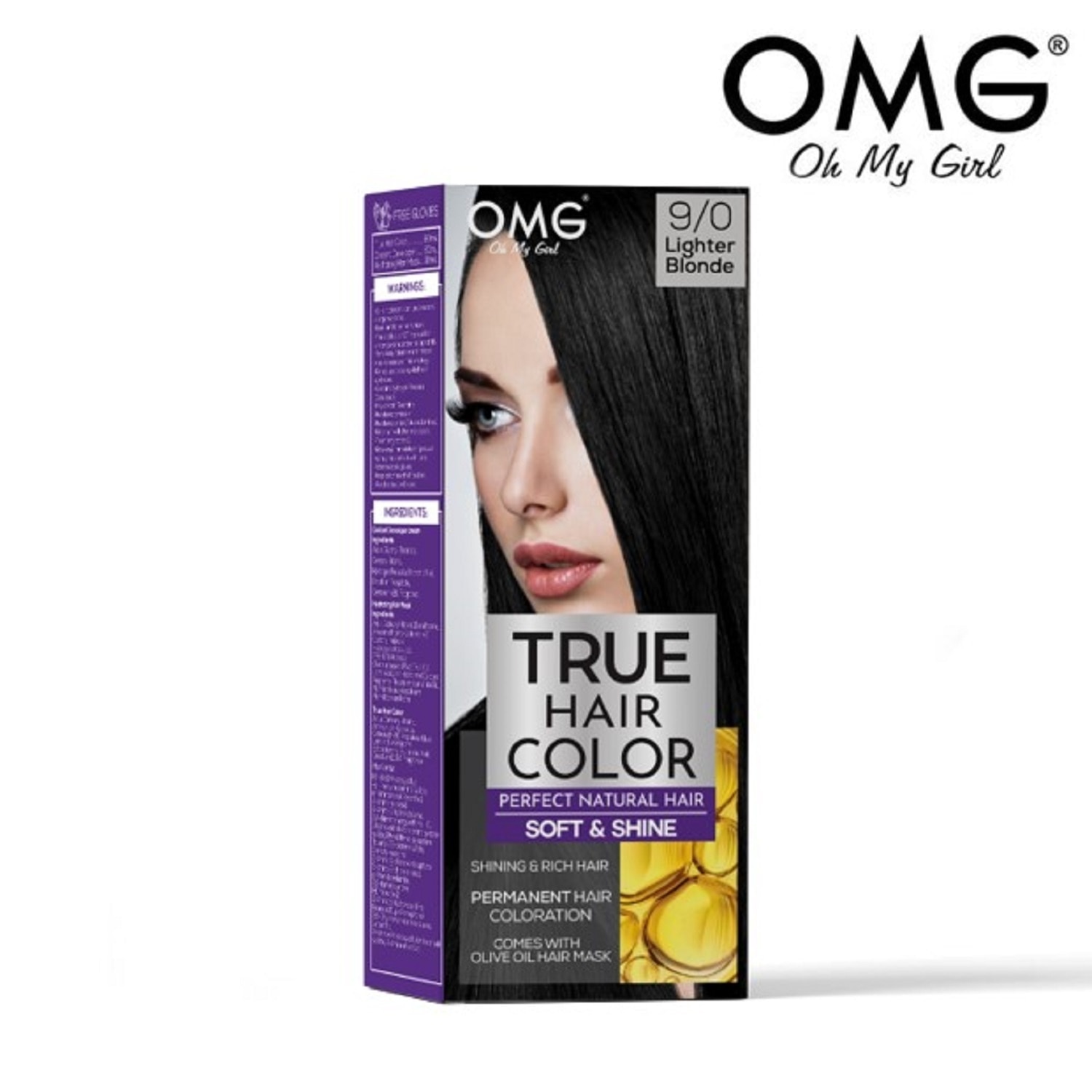 True Hair Color 60ml - 9.00 Lighter Blonde