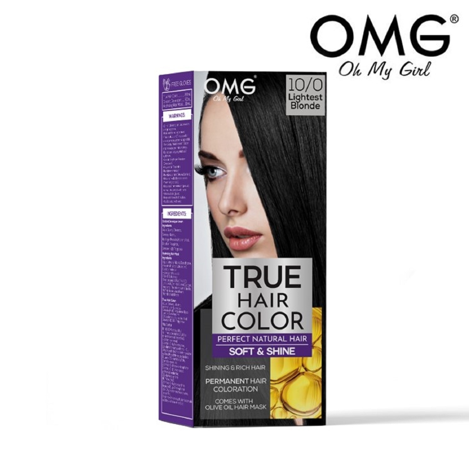 True Hair Color 60ml - 10.00 Lightest Blonde