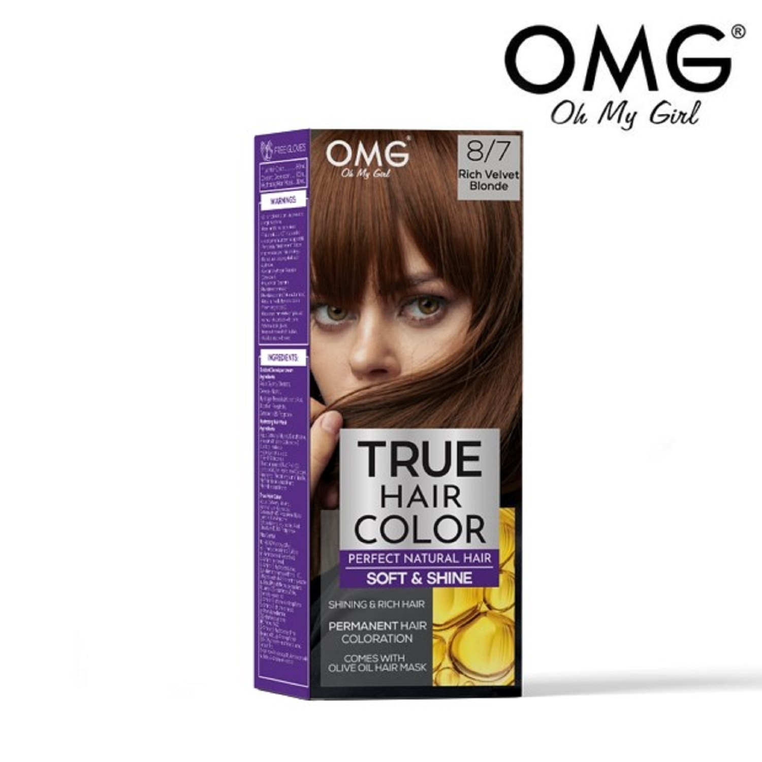 True Hair Color 60ml - 8.7 Rich Velvet Blonde