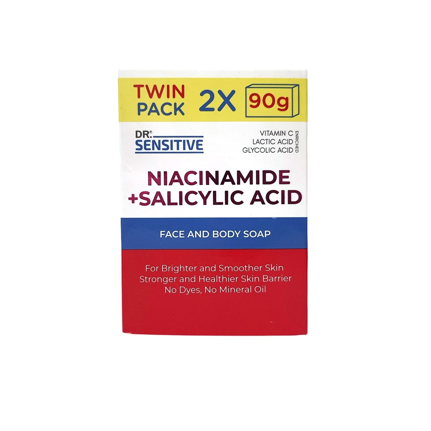 Niacinamide & Salicylic Acid Soap Twin Pack 2x90G