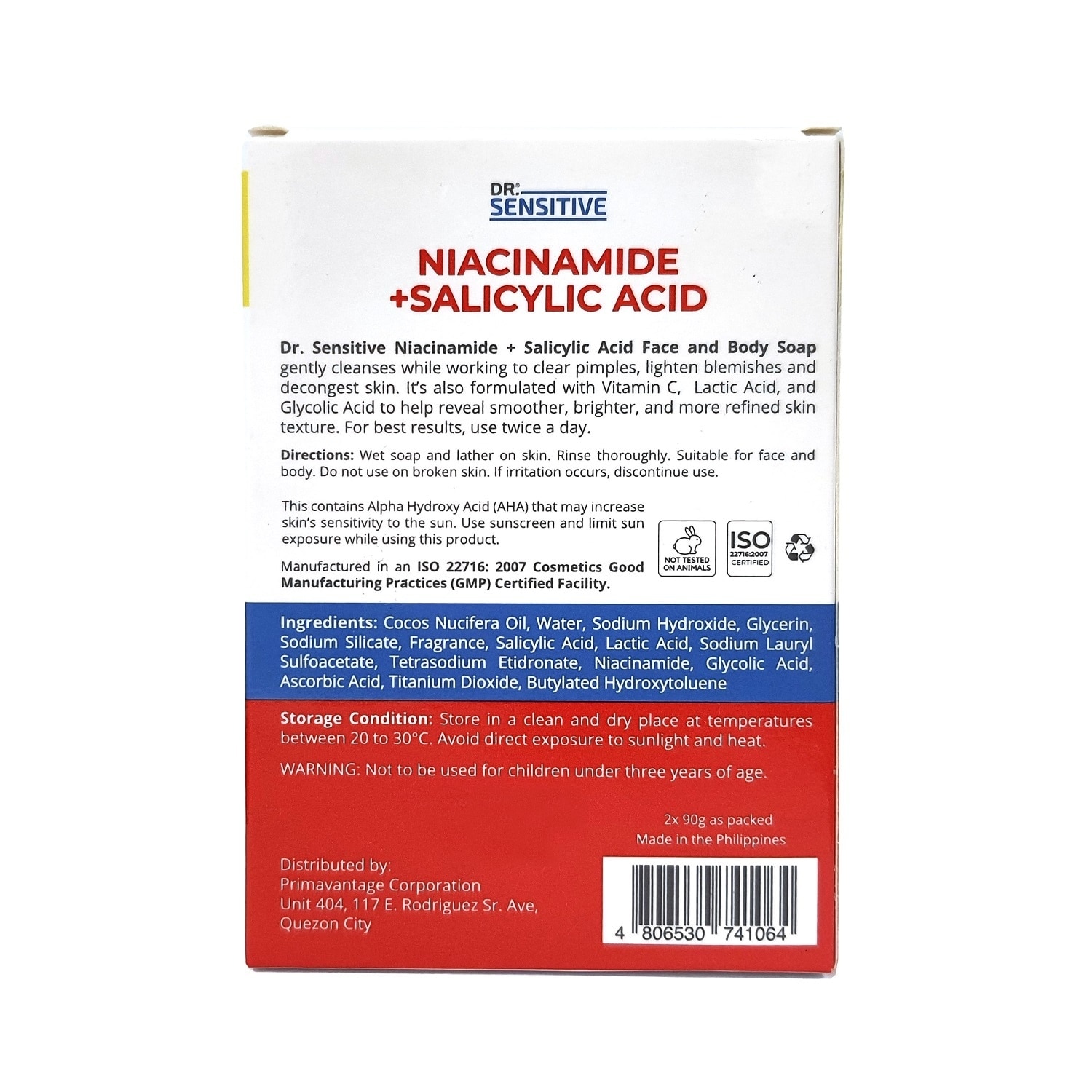 Niacinamide & Salicylic Acid Soap Twin Pack 2x90G