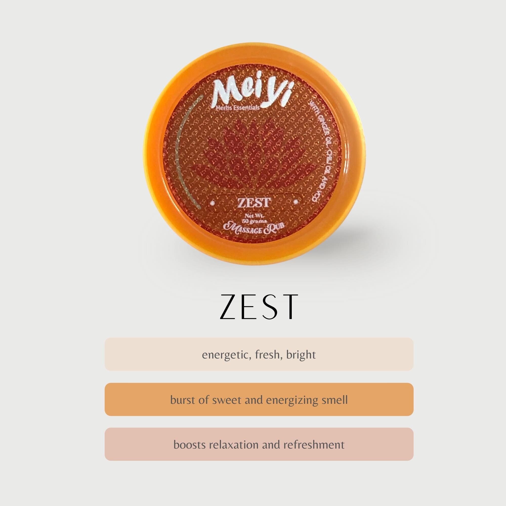 Massage Rub Zest 10g