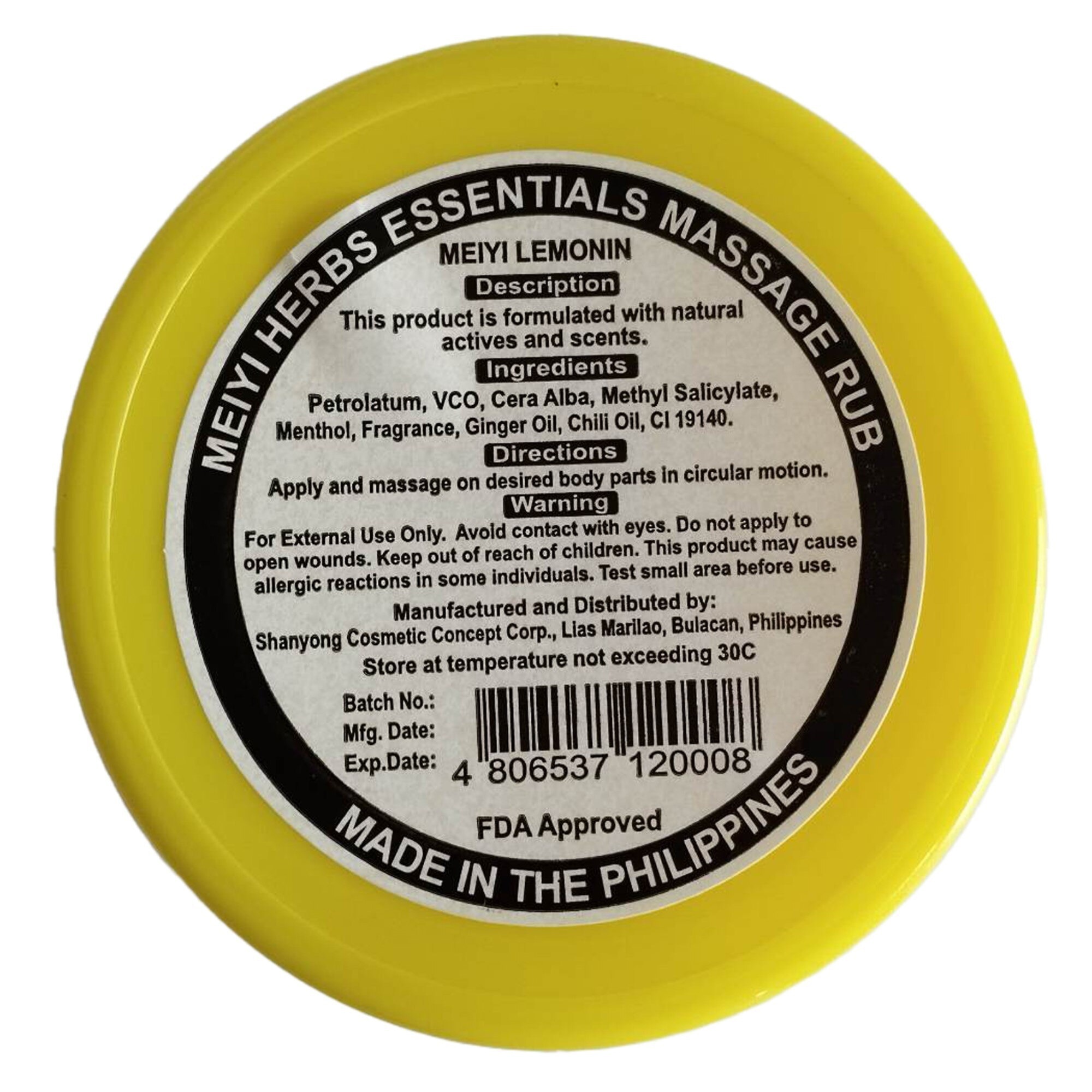 Massage Rub Lemonin 50g