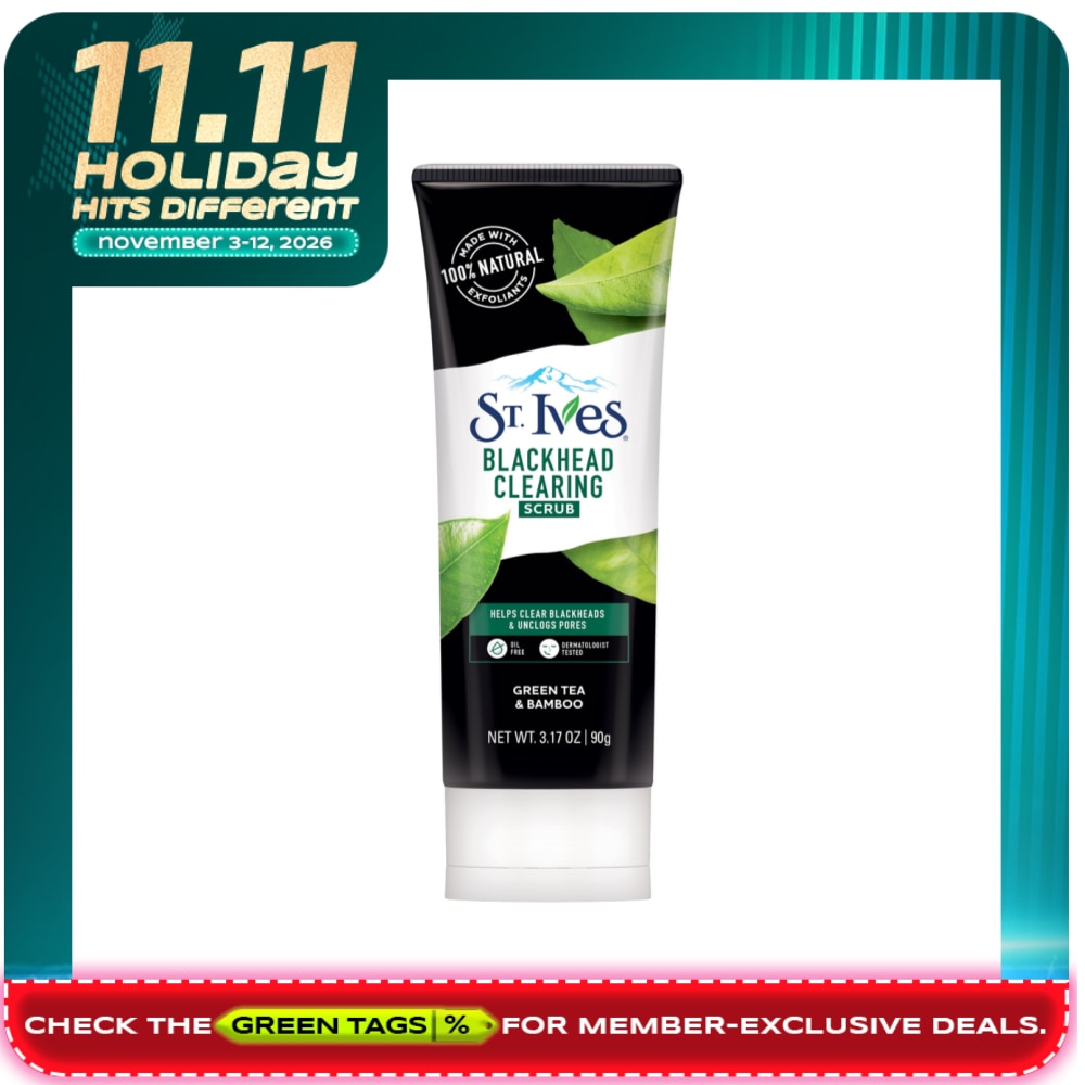 ST IVES Face Scrub Blackhead Clearing Green Tea 90g image