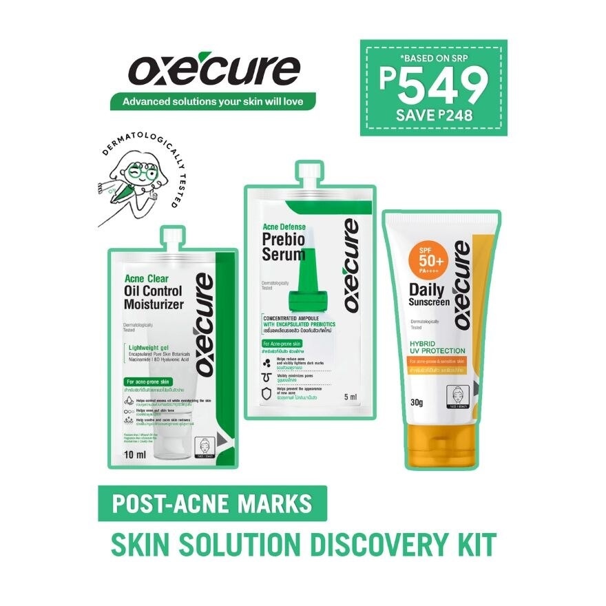 OXECURE Skin Solution Discovery Kit Post Acne Marks