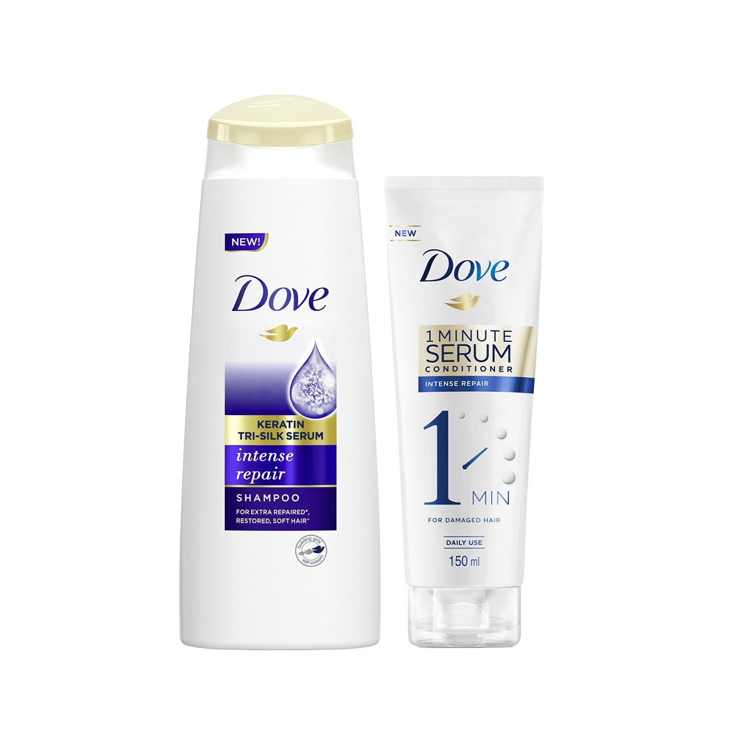 Dove Intense Repair Shampoo 170ML + Serum Conditioner 150ML