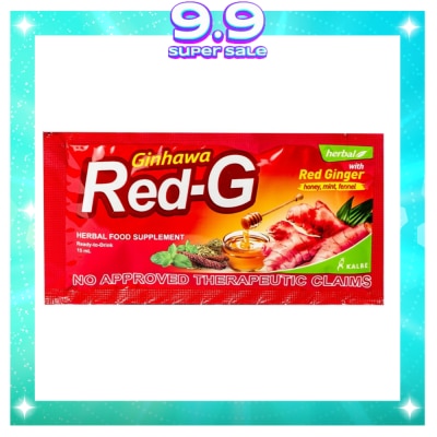 GINHAWA RED G GINHAWA RED G Herbal Food Supplement Ready to Drink 15mL