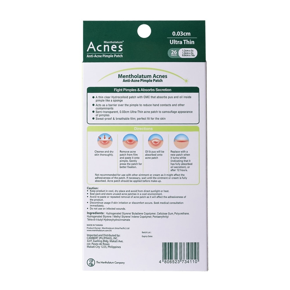 Anti Acne Pimple Patch - 26 S