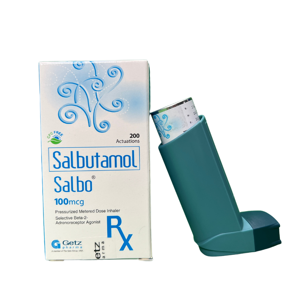 Salbutamol 100mcg Pressurized Metered Dose Inhaler (sold per piece) [PRESCRIPTION REQUIRED]