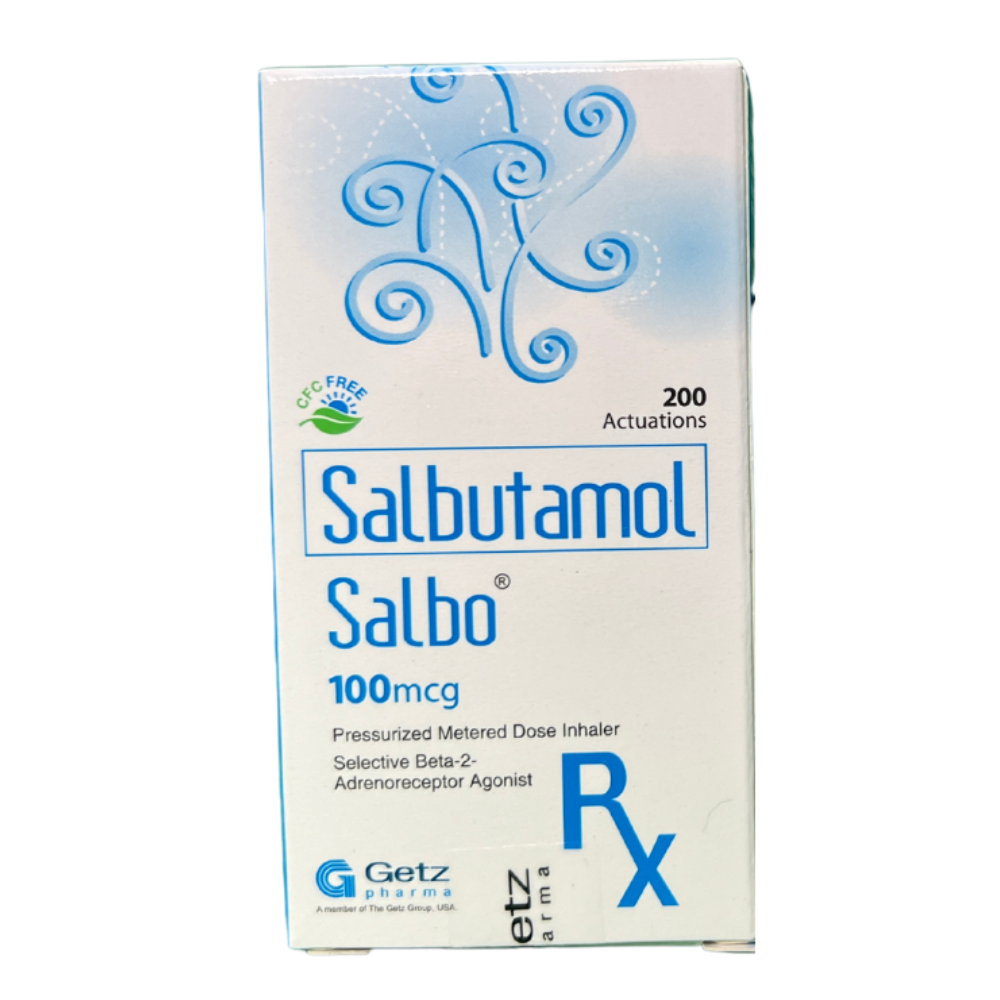 Salbutamol 100mcg Pressurized Metered Dose Inhaler (sold per piece) [PRESCRIPTION REQUIRED]