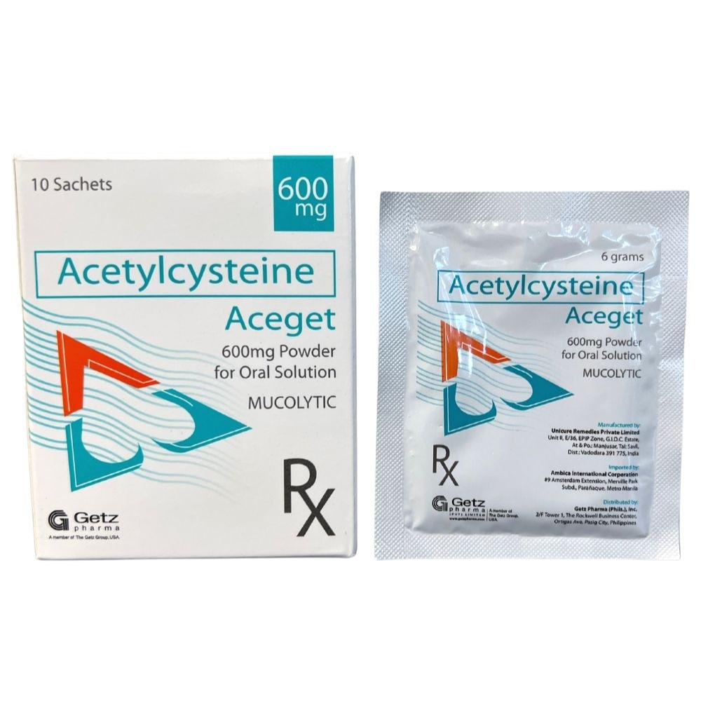 Aceget 600Mg Powder For Oral Solution