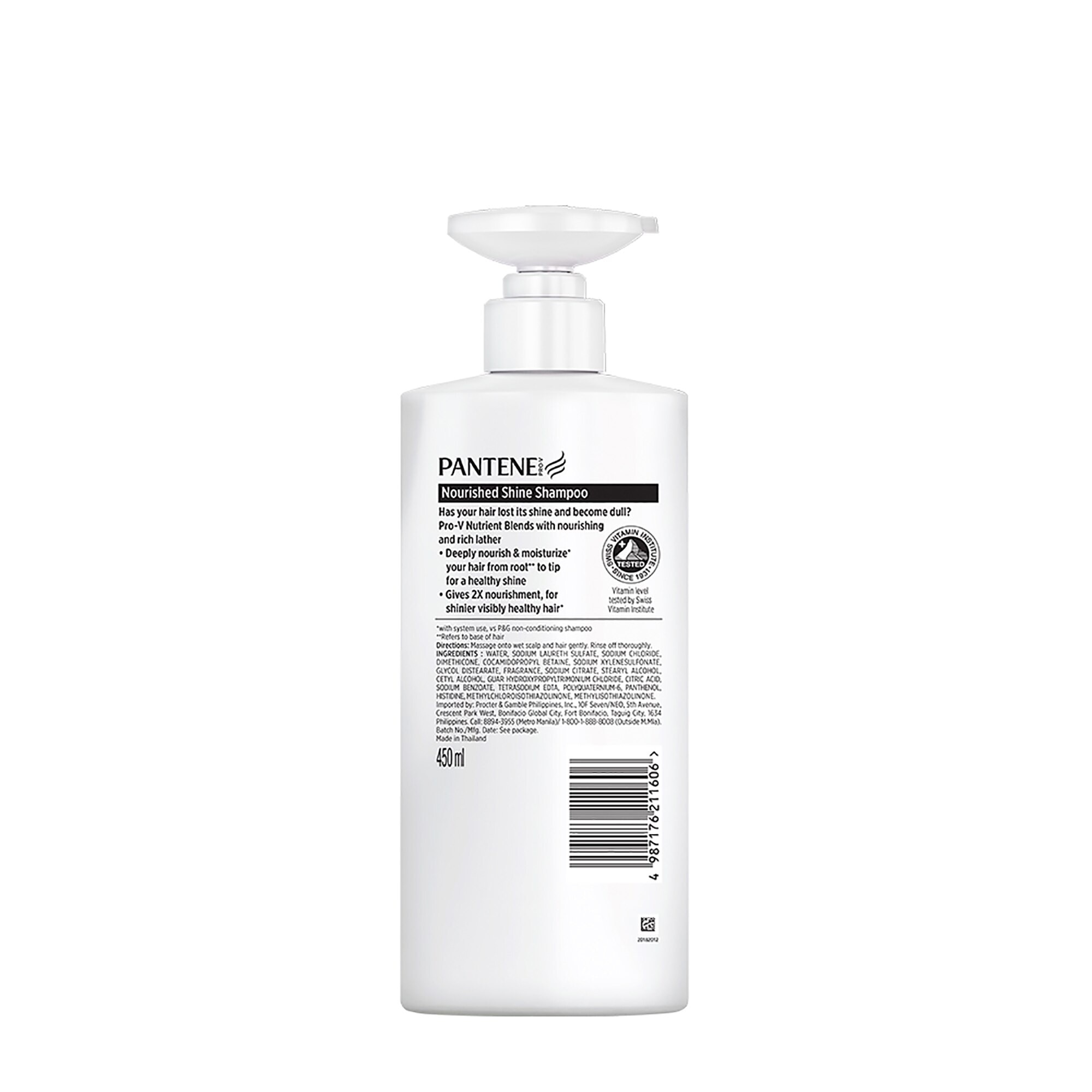 PANTENE Shampoo Nourished Shine 450ML