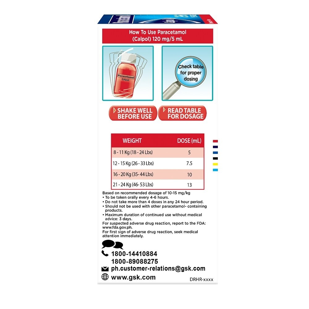 Paracetamol 2 to 6 Years Old Strawberry 100ml