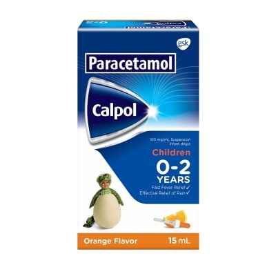 CALPOL Paracetamol 0 to 2 Infant Drops Orange 15ml