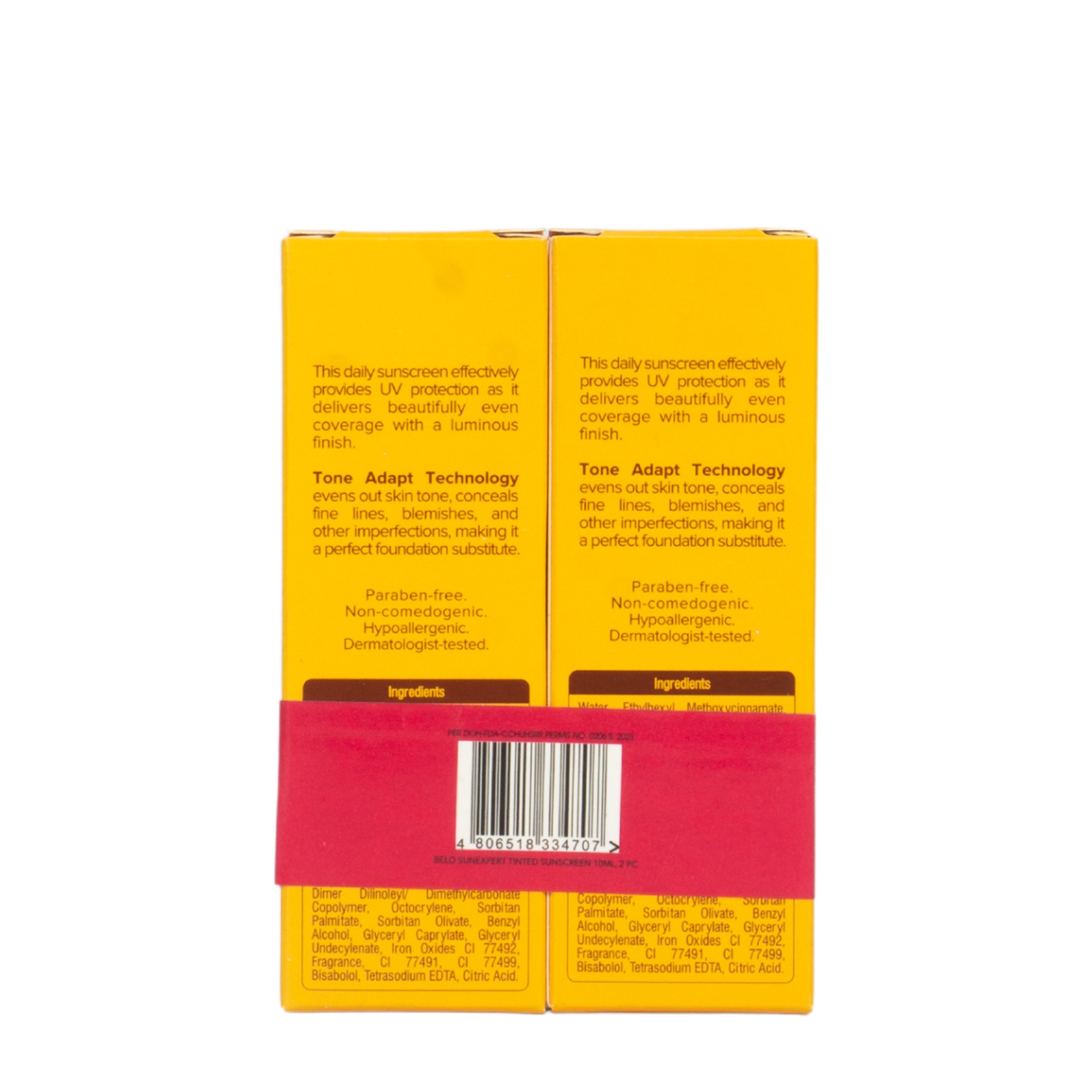 BELO Sun Expert Tinted Sunscreen 10ml
