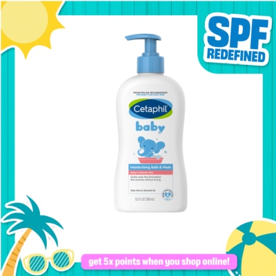 CETAPHIL - Baby Moisturising Bath and Wash Pump 400ml