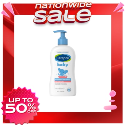 CETAPHIL Baby Moisturising Bath and Wash Pump 400ml