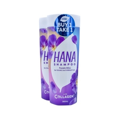 HANA Hana Shampoo Purple Bliss 380ml Buy 1 Take 1