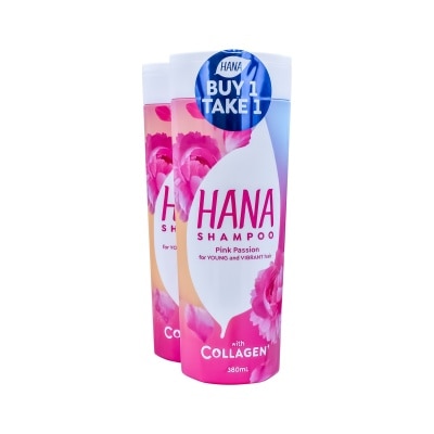 HANA Hana Shampoo Pink Passion 380ml Buy 1 Take 1