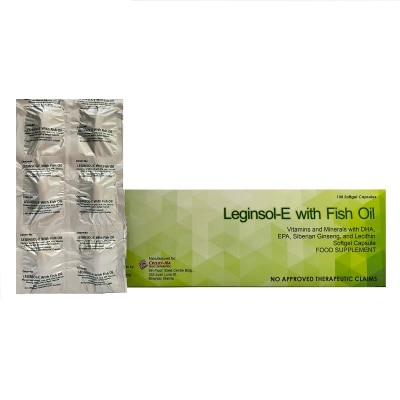 LEGINSOL E with Fish Oil 1 Softgel Capsules (sold per piece)