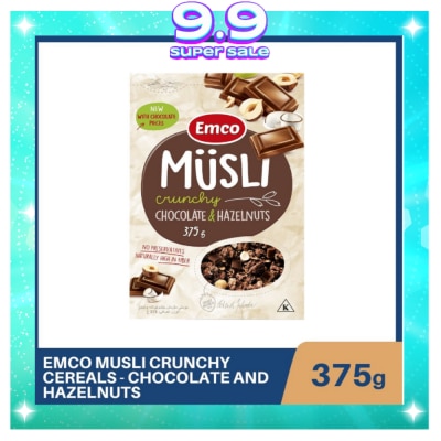 EMCO Musli Crunchy Cereals Chocolate and Hazelnuts 375g