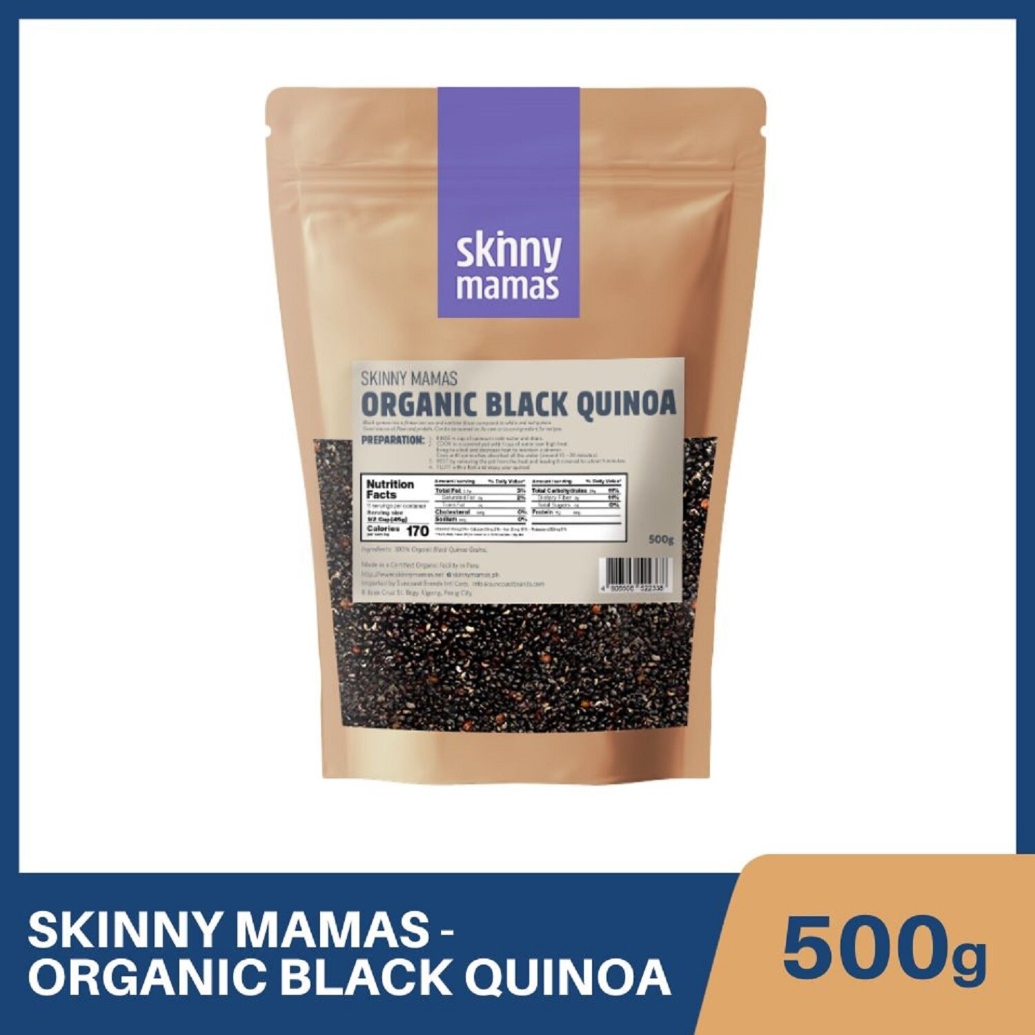 Organic Black Quinoa 500g