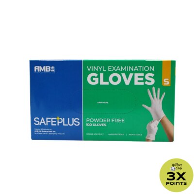 SAFEPLUS SAFEPLUS SMALL VINYL GLOVES BOX OF 100S