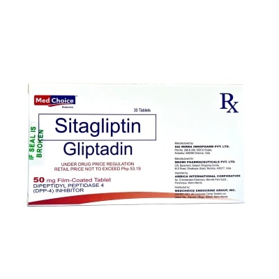 GLIPTADIN GLIPTADIN 50 MG FILM COATED TABLET 30S