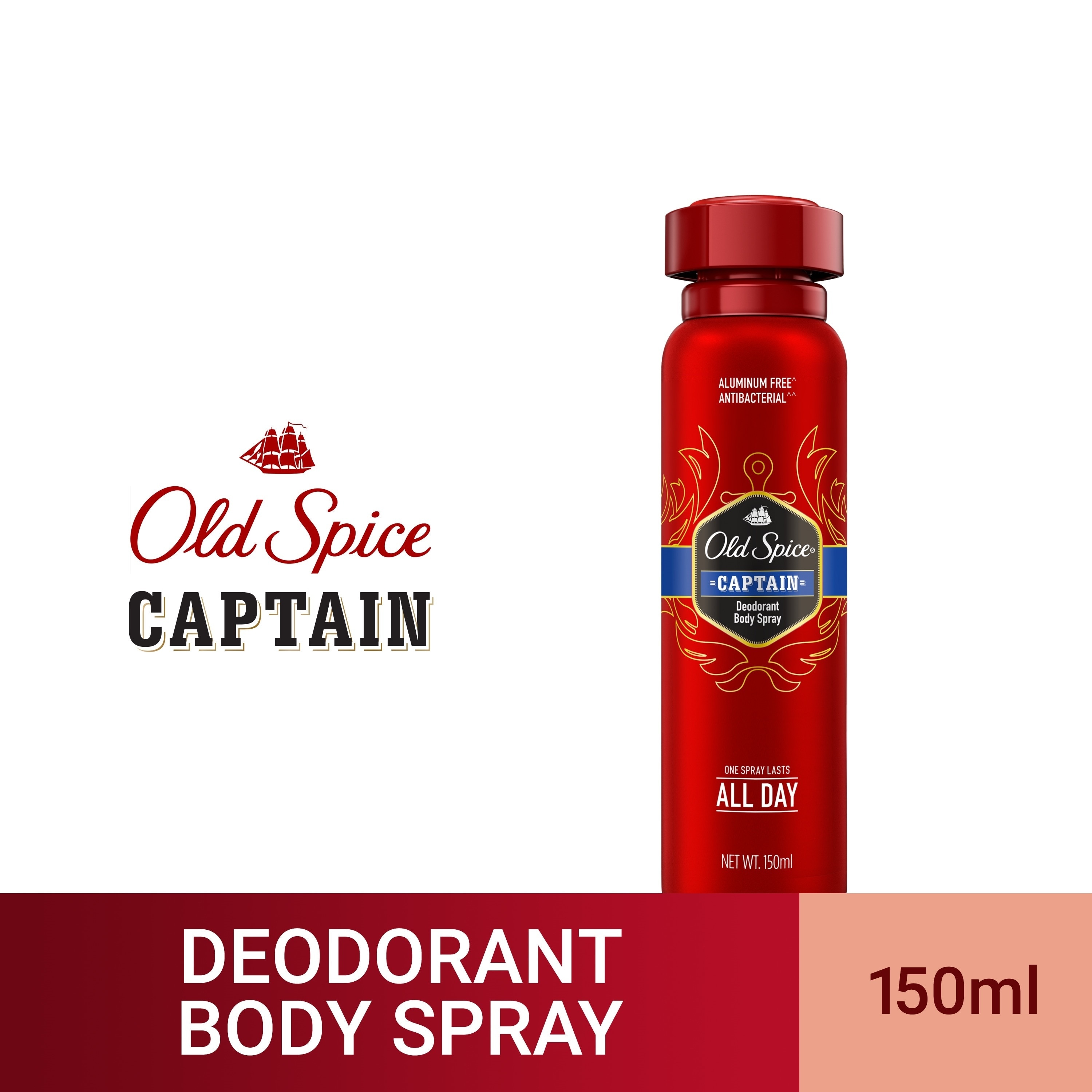 Body Spray Captain 150ml