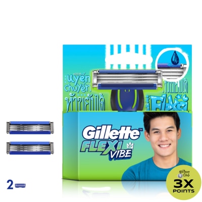 GILLETTE Flexi Vibe (2 Razor Blade/Cartridge Refills)
