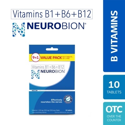 NEUROBION Vitamins B1+B6+B12 9+1 Value Pack