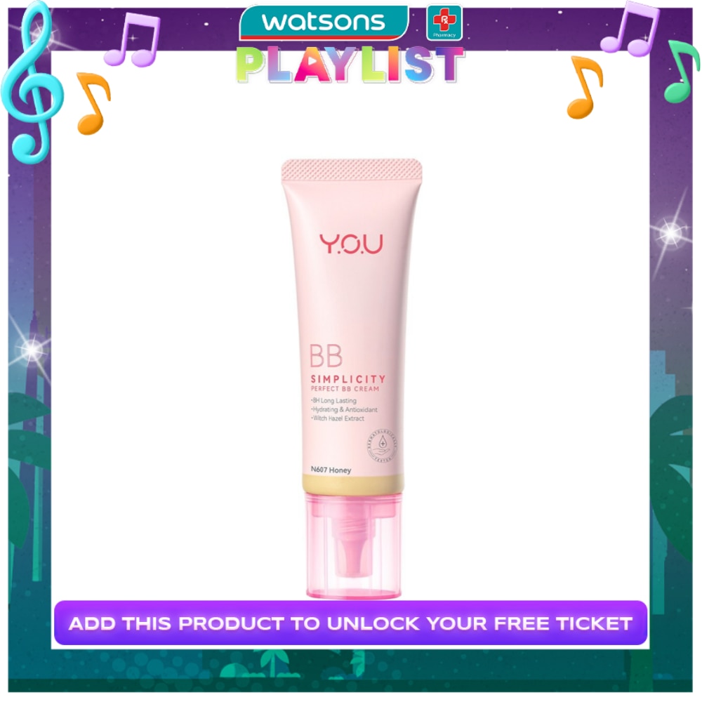 Y.O.U SIMPLICITY PERFECT BB CREAM N607 HONEY - 25G