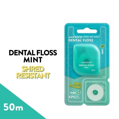 WATSONS WATSONS Love My Smile Dental Floss Shred Resistant Refill 62% Less Plastic