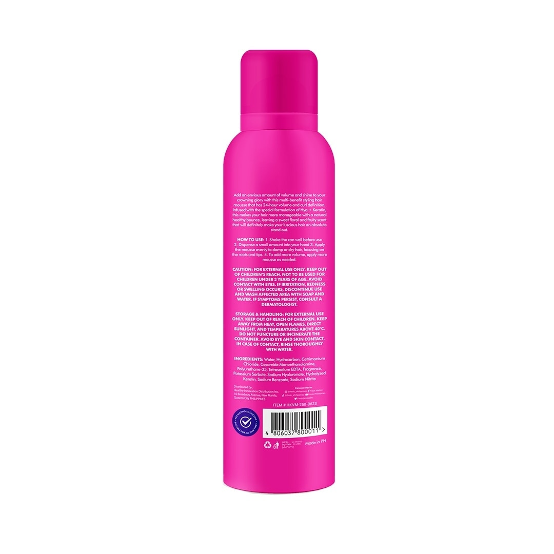 FRESH Hairlab 6 in 1 Hya+Keratin Volumizing Hair Mousse 250mL