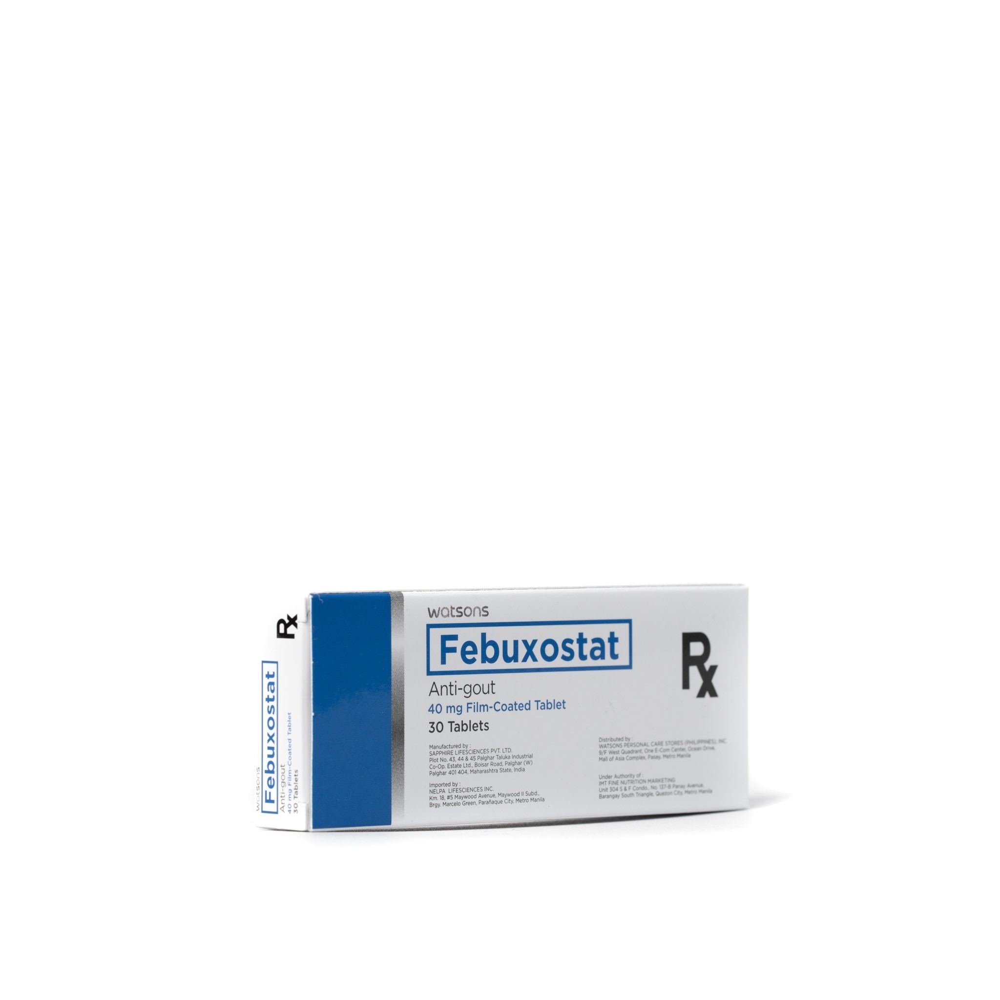 Febuxostat 40mg 1 Film-Coated Tablet  [PRESCRIPTION REQUIRED]